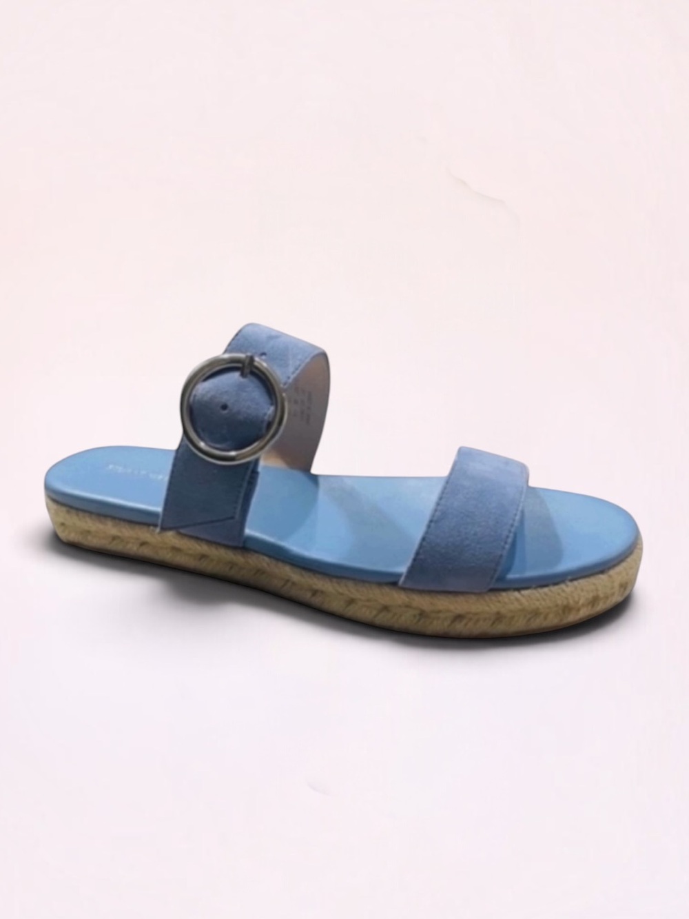 New! Stuart Weitzman Mykonos Women's Suede Espadrille Periwinkle Sandals Size 9